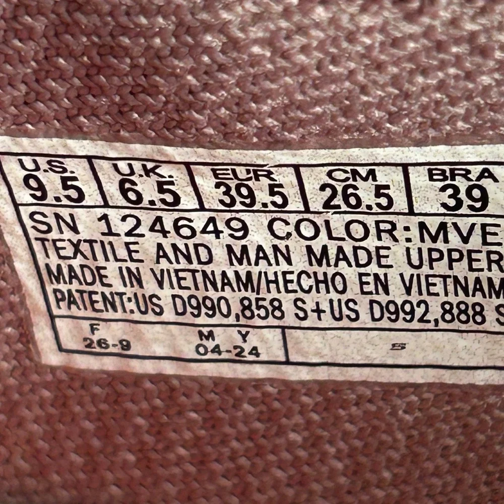 Skechers Hands Free Slip-ins Go Walk‎ Joy Mauve Faux Lace Up Sneakers Womens 9.5